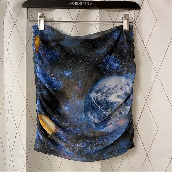 MESH GALAXY SKIRT - Picture 6 of 7